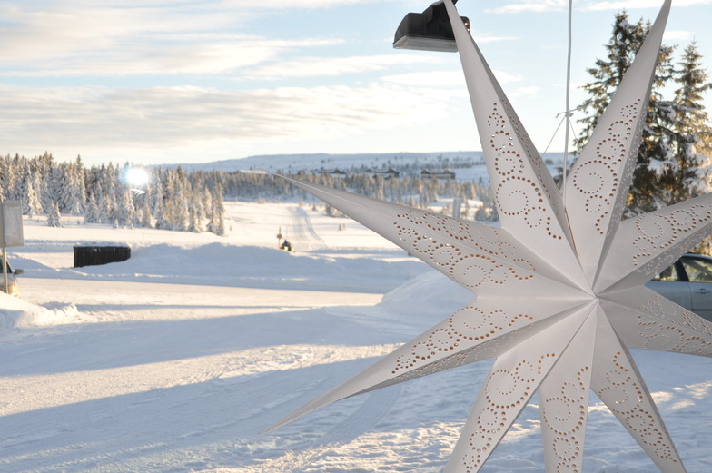 Nordic ski tracks of Hafjell