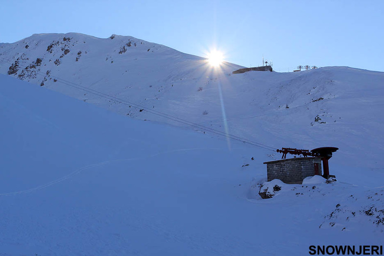 Blue sunset on Dec 30th 2012, Brezovica