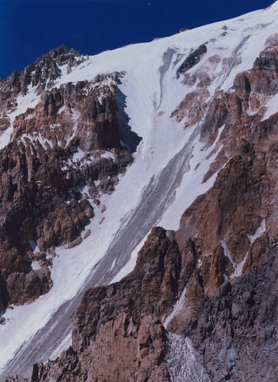 Mt.Damavand - East face - Yakhar glacier, Mount Damavand