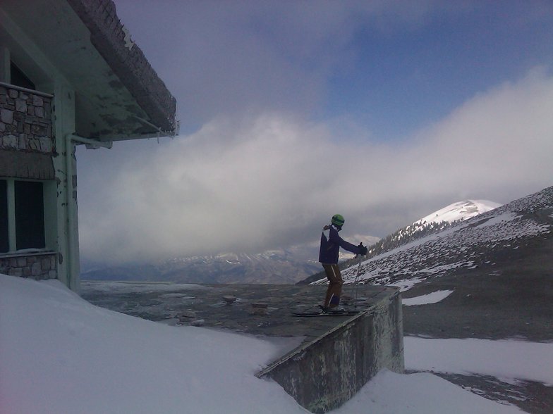 Dimitrios Panagiotou Kosmopoulos at ''Katafygion'' Kalavrita Ski-Center !!!, Kalavryta Ski Resort