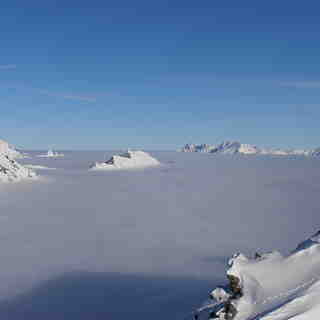 Above the clouds, Sölden