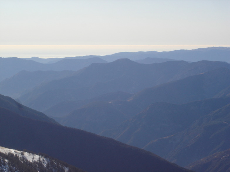 View from Mont Sistron, Isola 2000