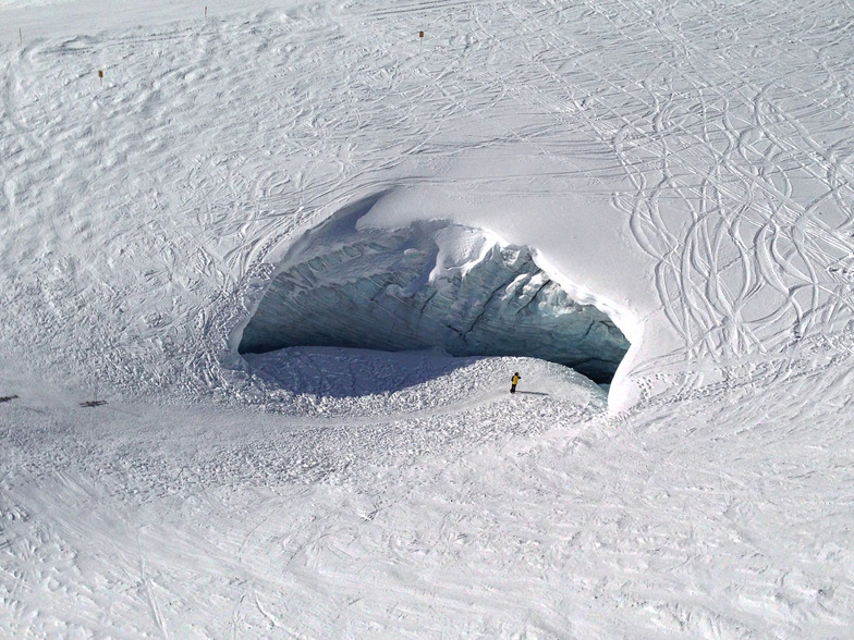 Hintertux Crevasse