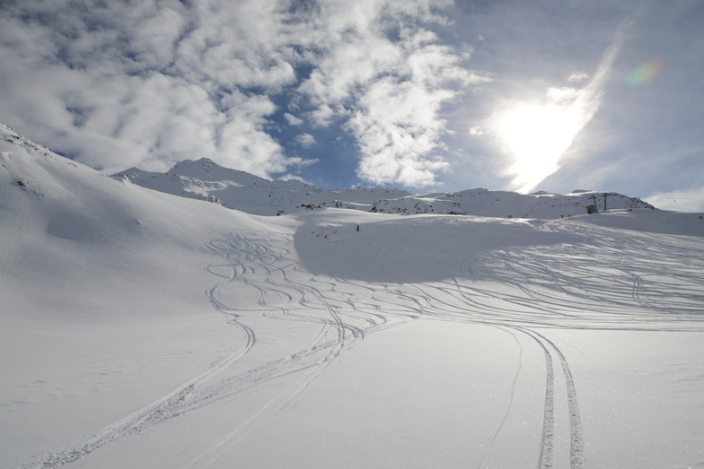 Beyond the groomed line, Obergurgl