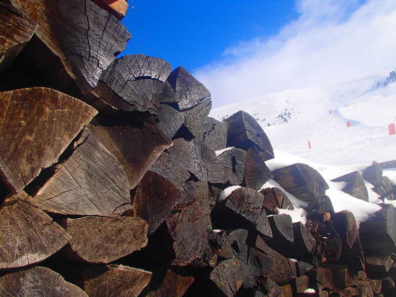 Wood Logs, Alpe d'Huez