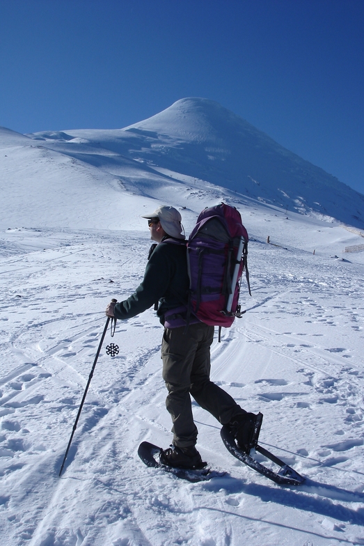 Raquetas de nieve, Volcán Osorno