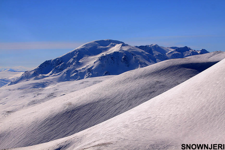 The view of southern Sharr ridge, Popova Shapka