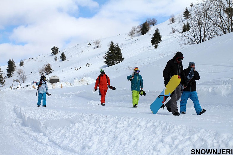 Entering Kozuf Ski Center