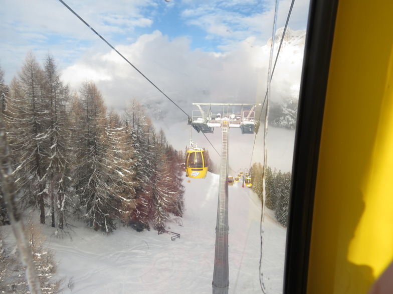 The Gondola up from San Cassiano, Corvara (Alta Badia)