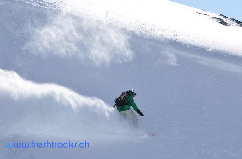 Off Piste Snowboarding Verbier