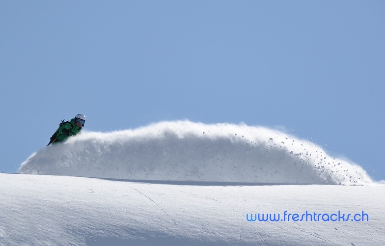 Off Piste Snowboarding Verbier