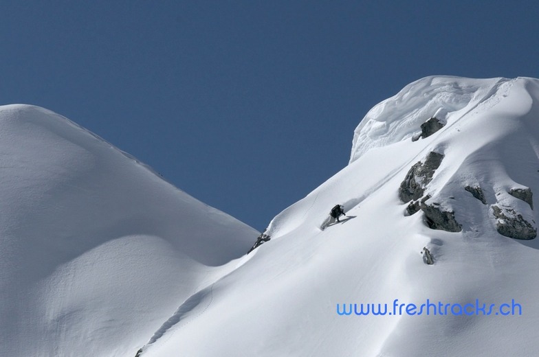 Off Piste Snowboarding Verbier