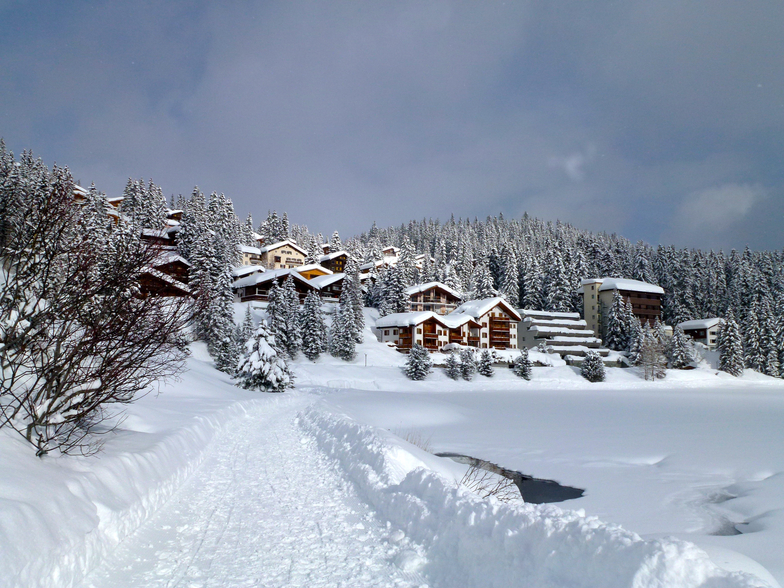 WALKING IN THE SNOW, Arosa