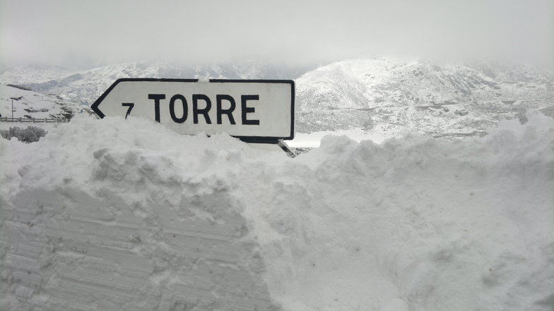 Torre a 7km e com muita neve, Serra da Estrela