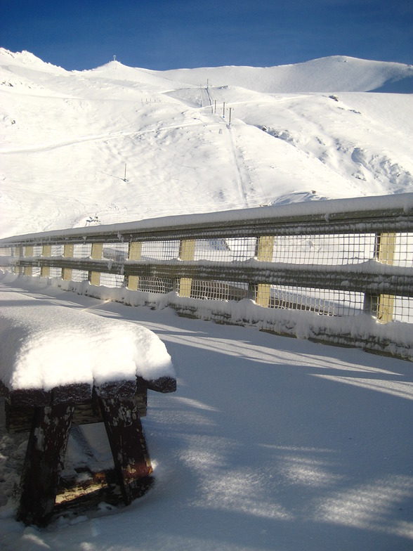 Fresh snow, Mount Cheeseman