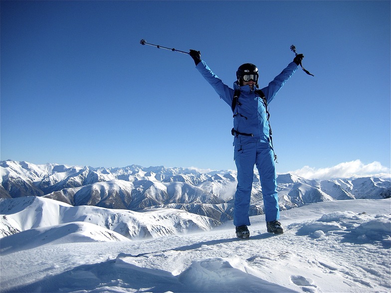 top of ride, Mt Hutt