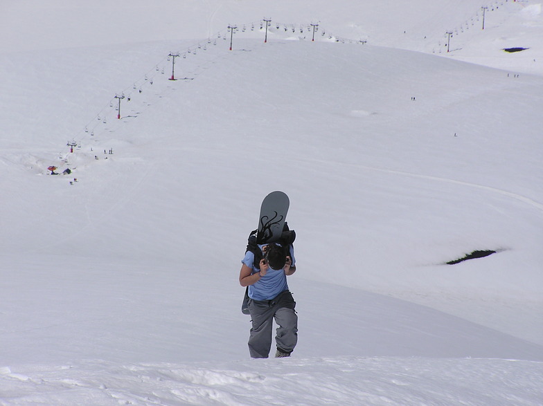 Hoofing it to the crater, Corralco