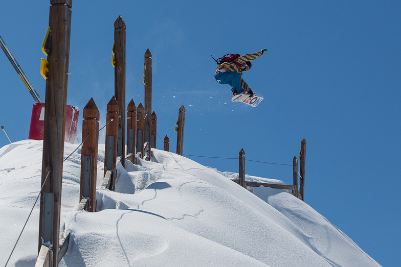 No barriers, Val d'Isere