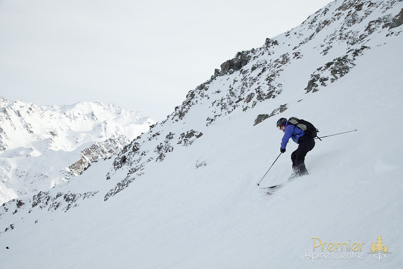 Skiing Chassoure itinerary, Nendaz