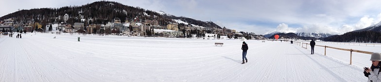 forozen lake of st moritz