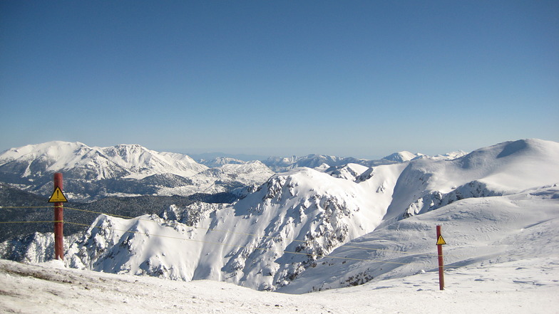 View from Styga top, Kalavryta Ski Resort