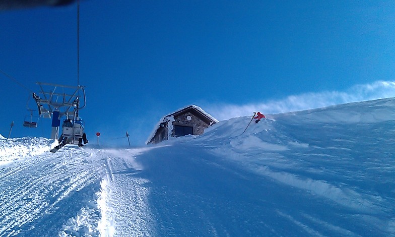 On the way to the top, Kalavryta Ski Resort