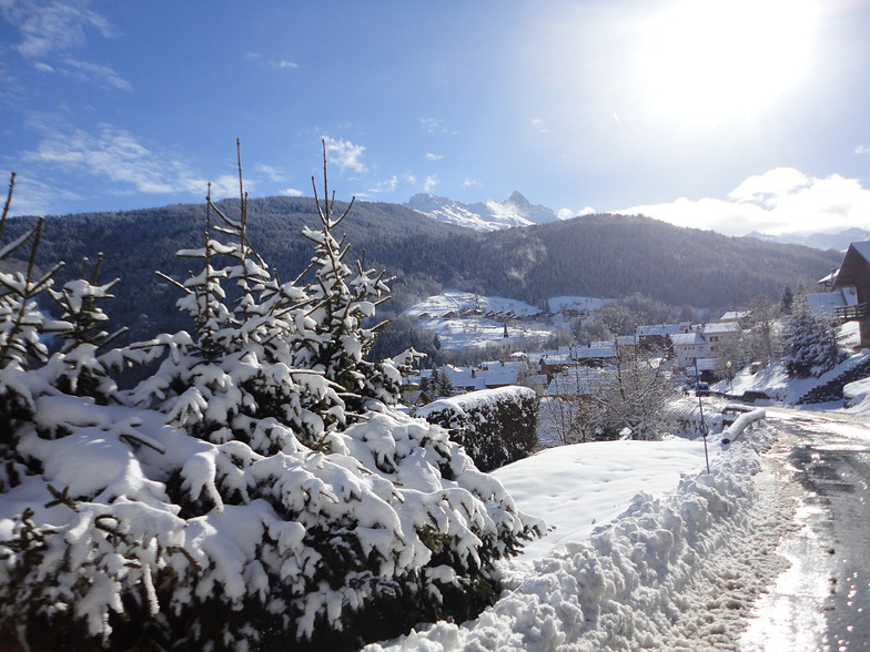 Les Allues village in The Meribel Valley, Méribel