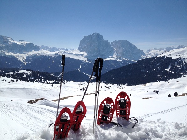 Snowshoeing in Val Gardena