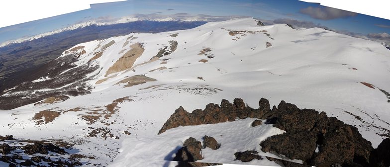 Panoramique haute Fraile, El Fraile