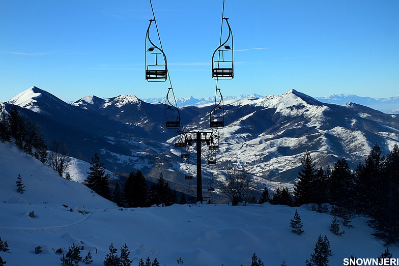 Under the old lift, Brezovica