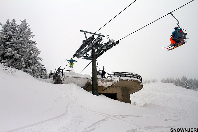 Off the lift, Brezovica