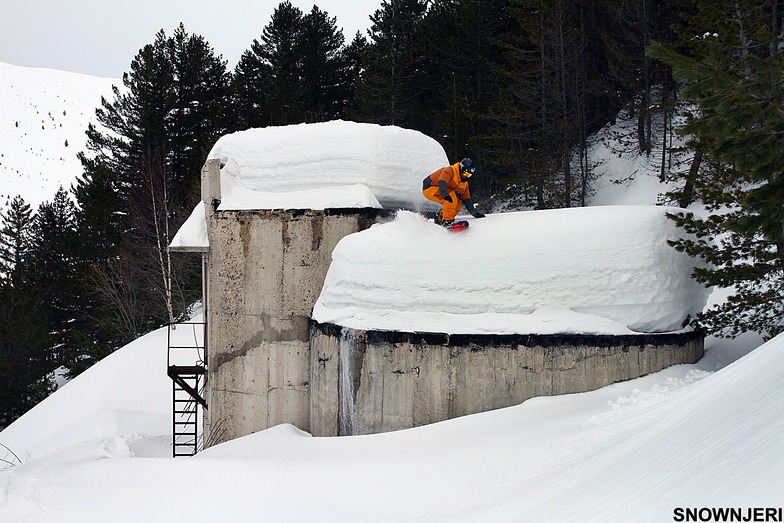 Meriton Bobaj off the water supply object, Brezovica