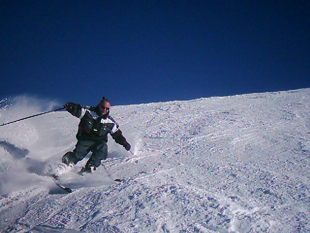 joe skiing the powder (faraya), Mzaar Ski Resort