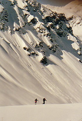 on tour between Davos and Gargellen (Austria)