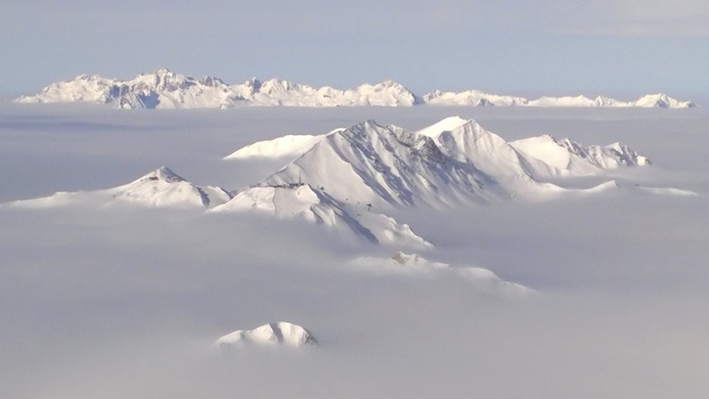 Sea of cloud, La Plagne