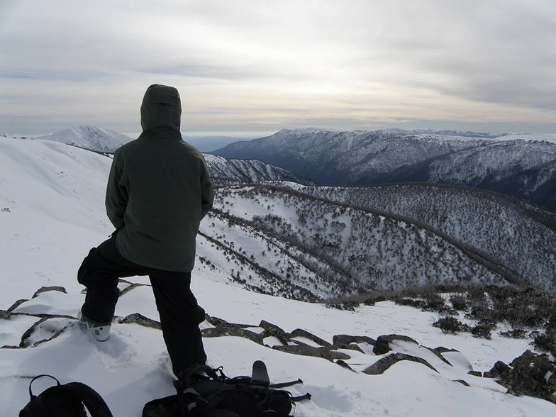 Selecting Lines on Machinery Spur, Mount Hotham