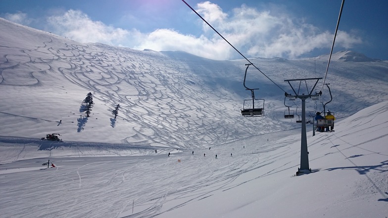 Helmos, Kalavrita, Greece., Kalavryta Ski Resort