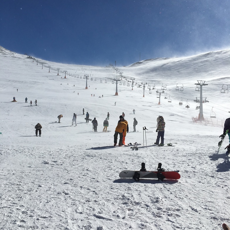 Tochal ski resort  heart of city Tehran photo by Amin 