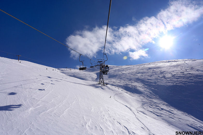 View from the lift, Brezovica