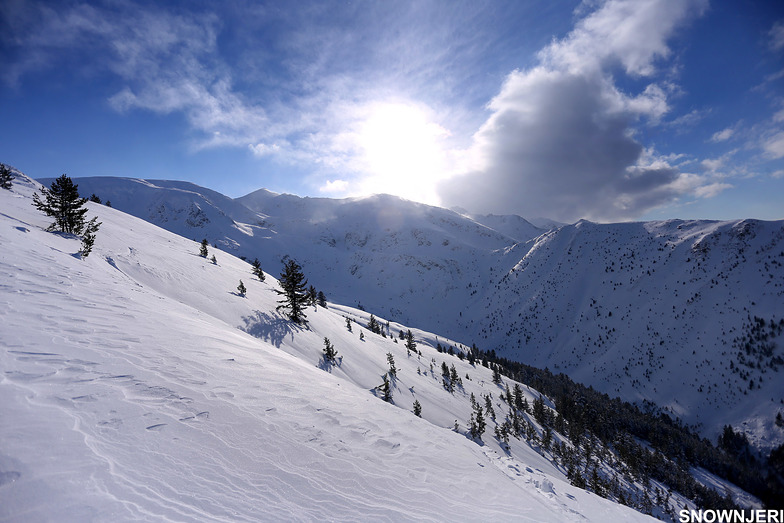 One of off piste runs, Brezovica