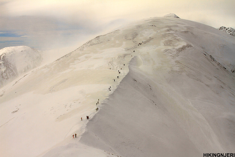 Towards the peak, Brezovica