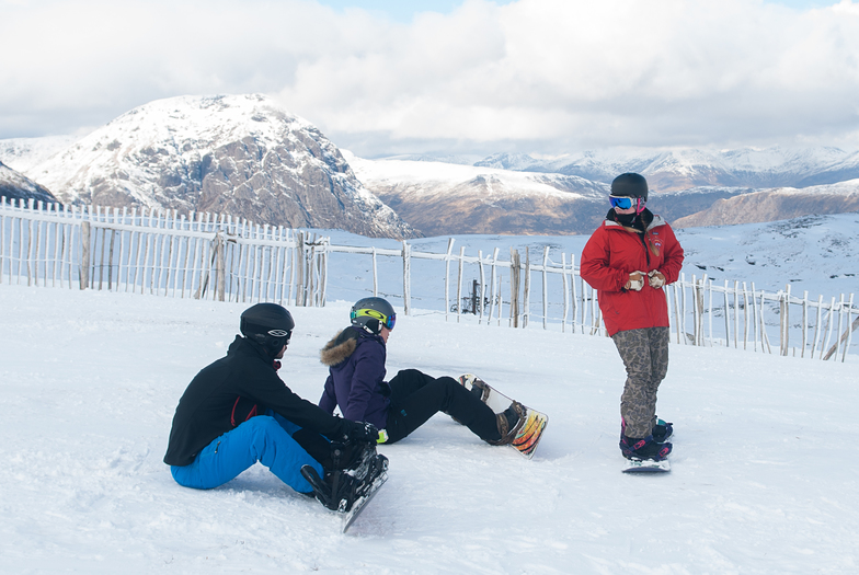 Snowboarding at Glencoe Mountain Resort