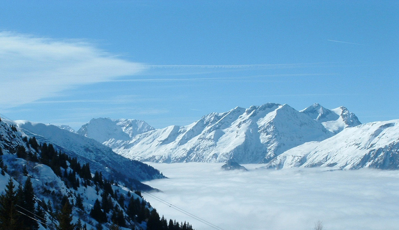 High above the clouds, Alpe d'Huez