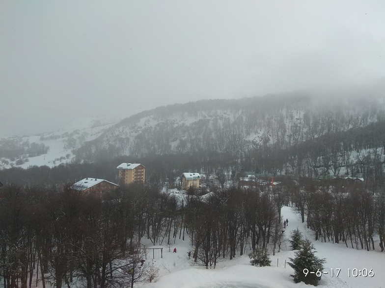 Unexpected snow, Nevados de Chillan