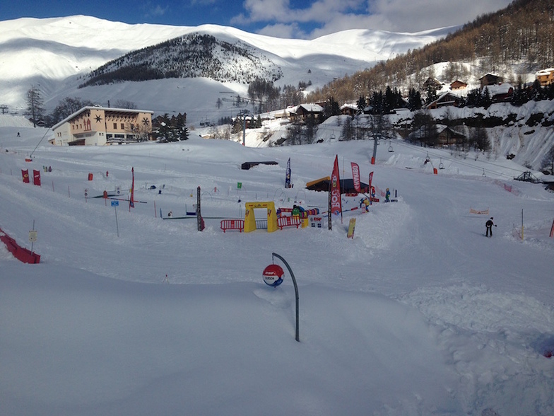 La Foux children's ski club area, Val d’Allos – La Foux (Espace Lumière)