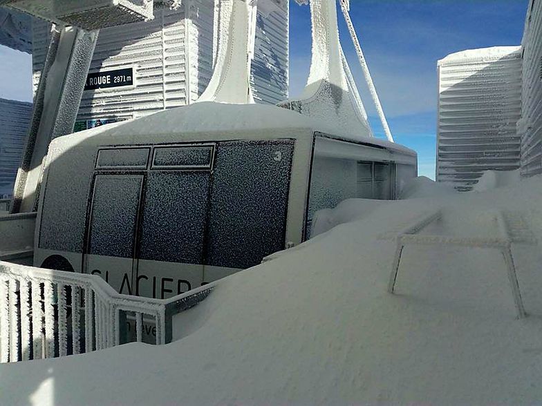 Top cable car station, Gstaad Glacier 3000