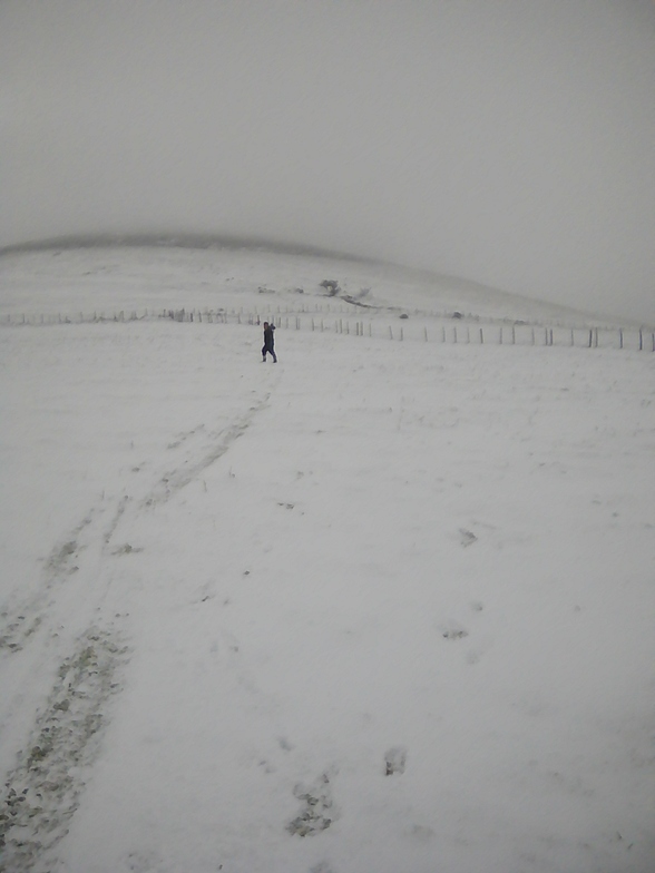 Doing the boardwalk!, Knockanaffrin (Comeragh Mts)