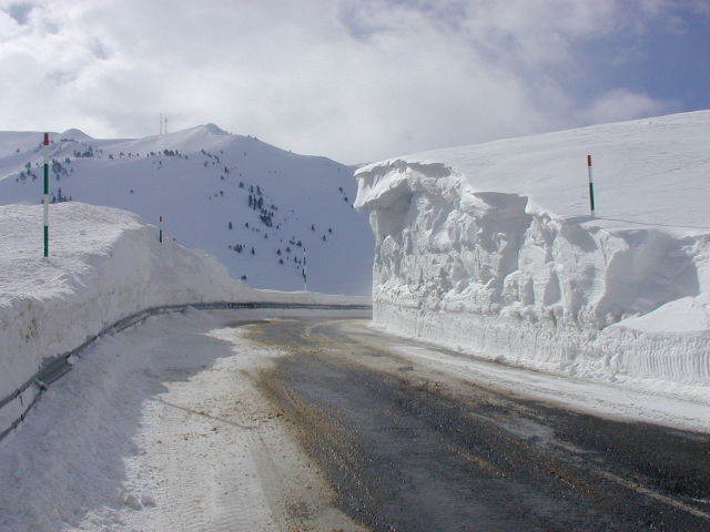 A dangerous road, Baqueira/Beret