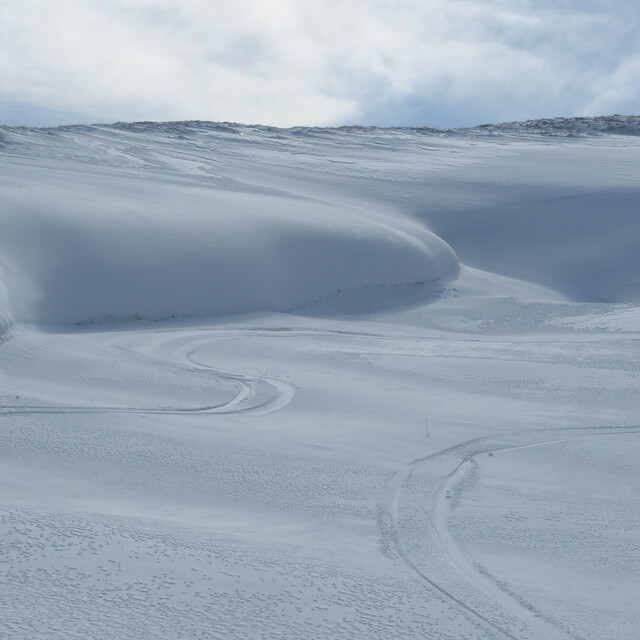 Main gully full of snow, Weardale Ski Club