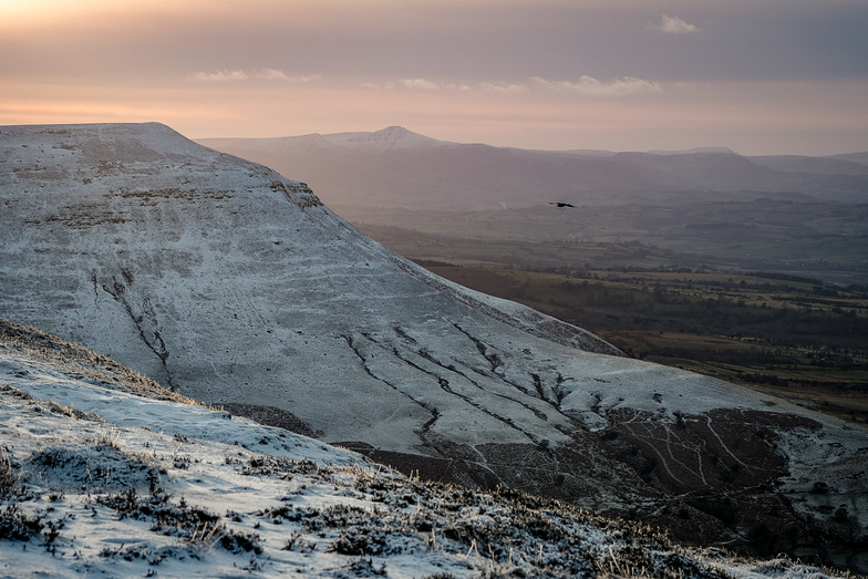 January snow, Brecon Beacons, Pen-y-Fan